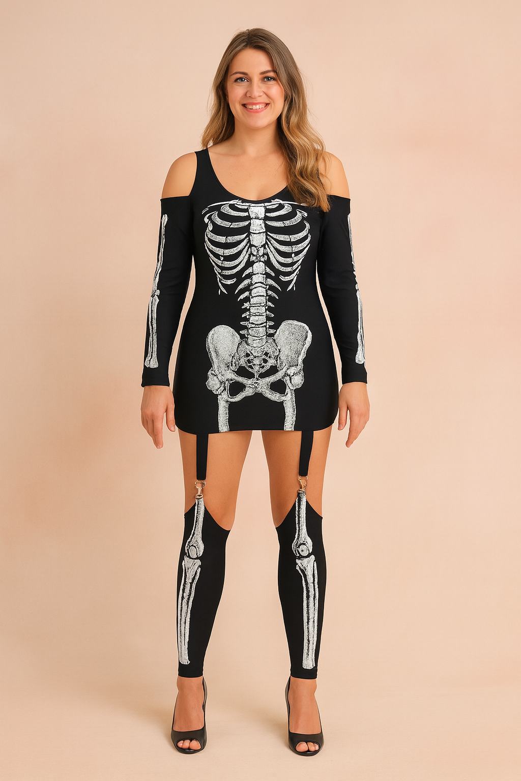 Lena | Skeleton Party Costume 1