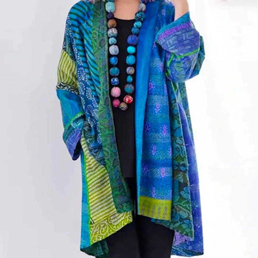 Macy | Women's Long Colorful Cardigan | Stylish 0
