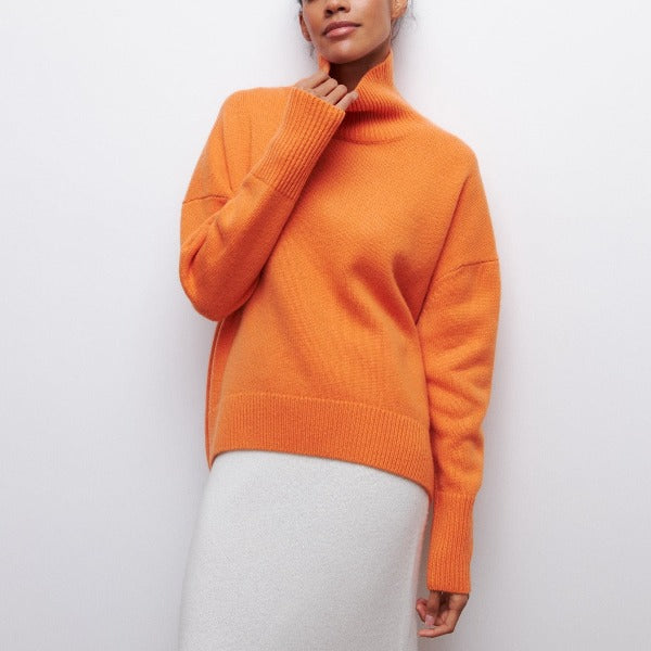 Madilyn | Women's Casual Turtleneck Sweater | Long 1
