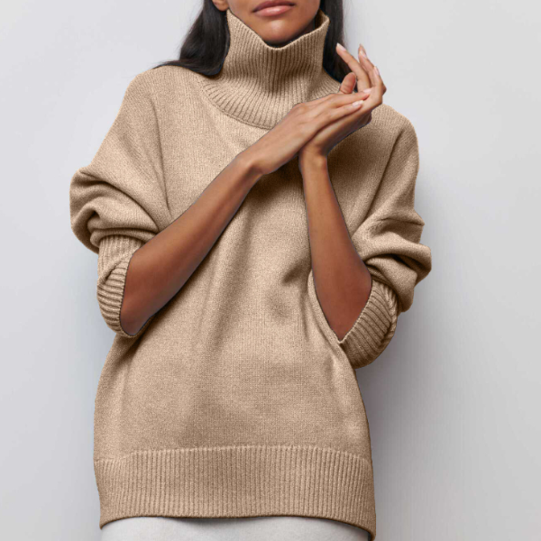 Madilyn | Women's Casual Turtleneck Sweater | Long 2
