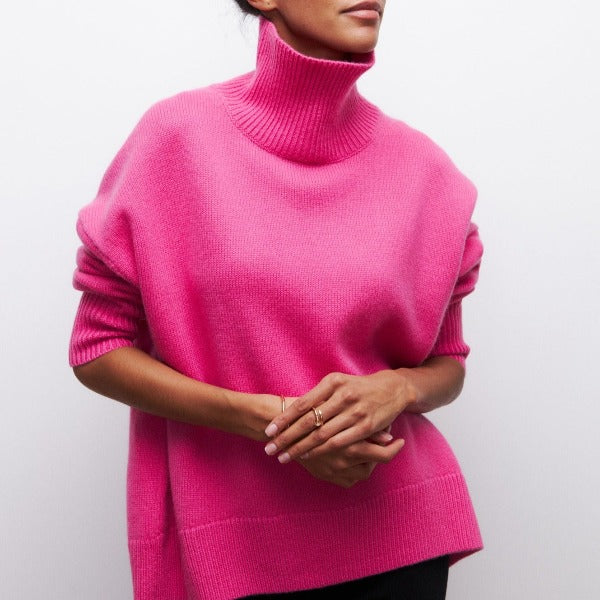 Madilyn | Women's Casual Turtleneck Sweater | Long 3