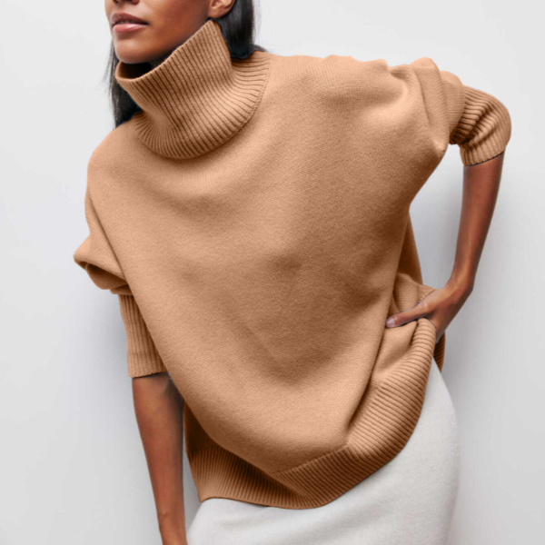 Madilyn | Women's Casual Turtleneck Sweater | Long 4