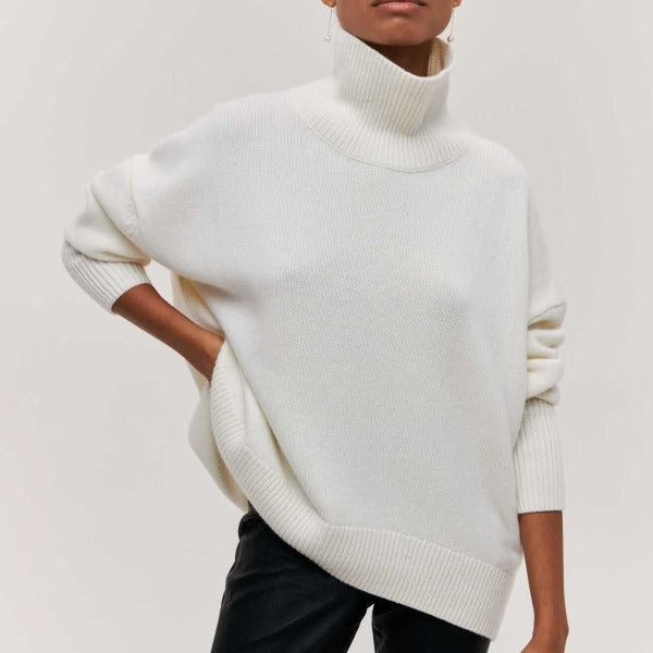Madilyn | Women's Casual Turtleneck Sweater | Long 7