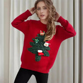 Marveena | Warm Christmas Sweaters for Women | Christmas Tree 0