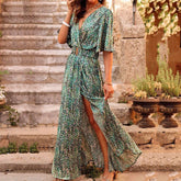 Timeless Karen Maxi Wrap Dress - Effortless Elegance for Every Occasion-1