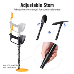 Mega Gold Detector Kit with shovel and headphones 3