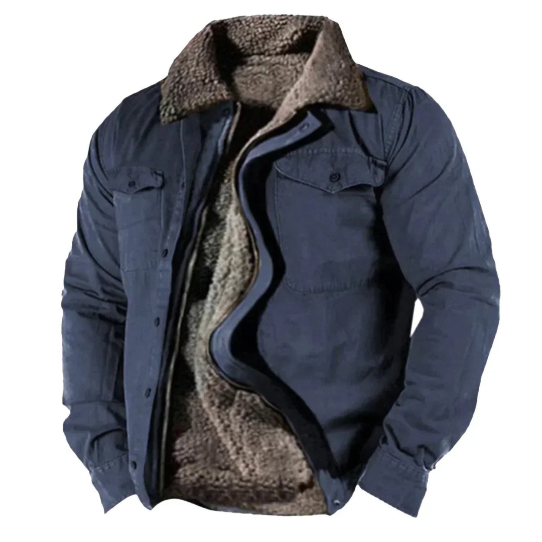 Men's Button-Front Winter Jacket | Warm 1