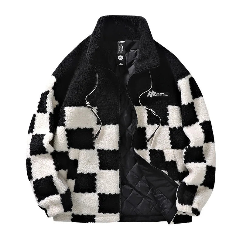 Men's Checkerboard Fleece Jacket | Winter 1