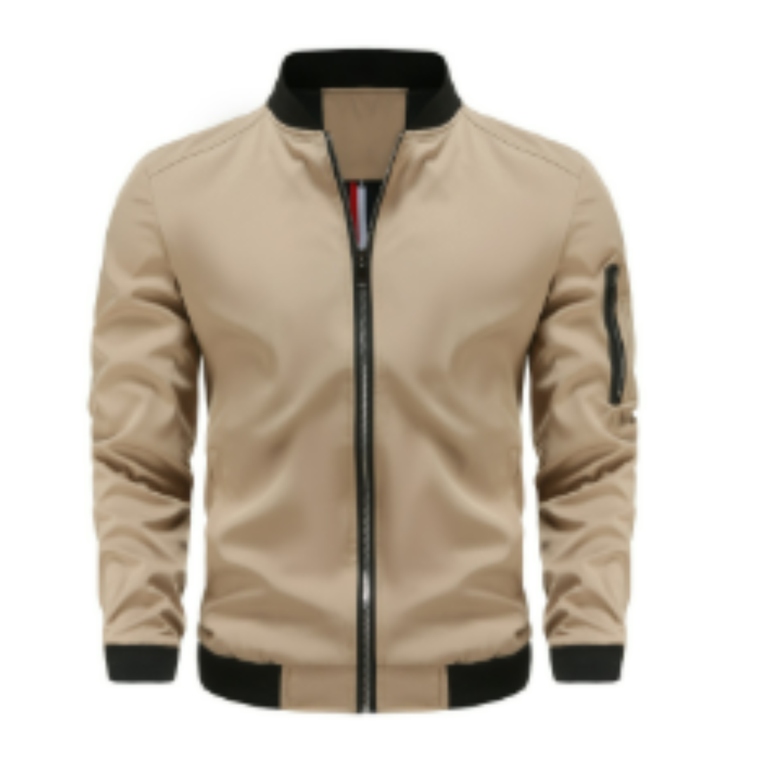 Men's Classic Zip-Up Bomber Jacket 3