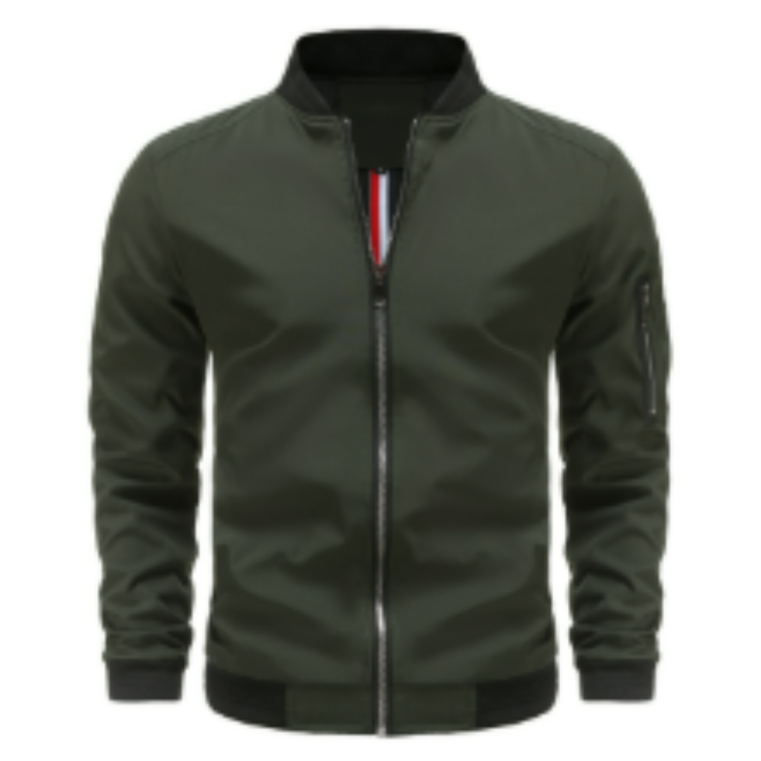 Men's Classic Zip-Up Bomber Jacket 4