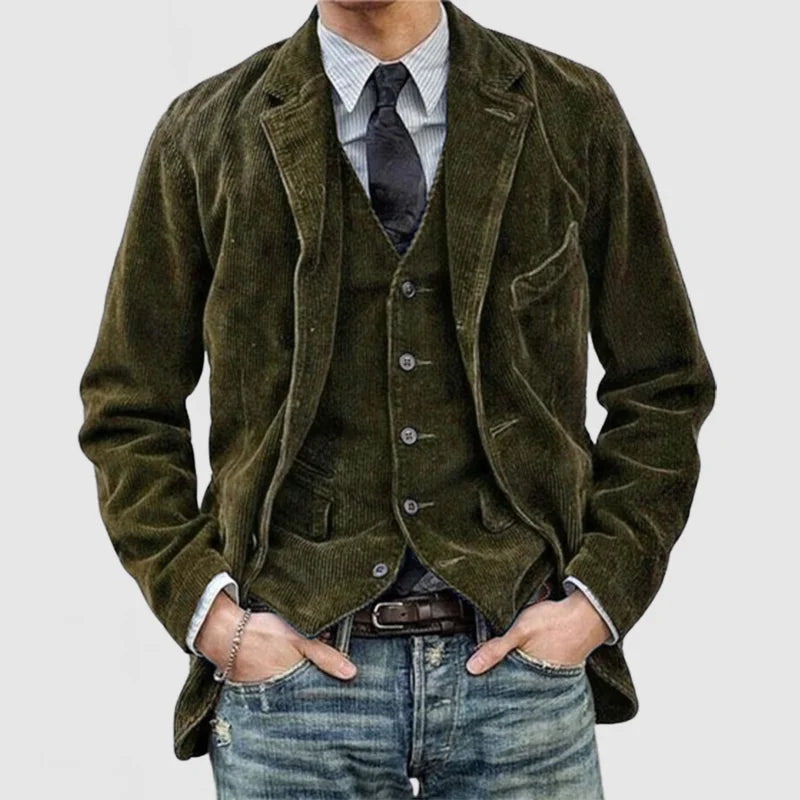 Men's Corduroy Jacket with Front Pockets | Winter 2