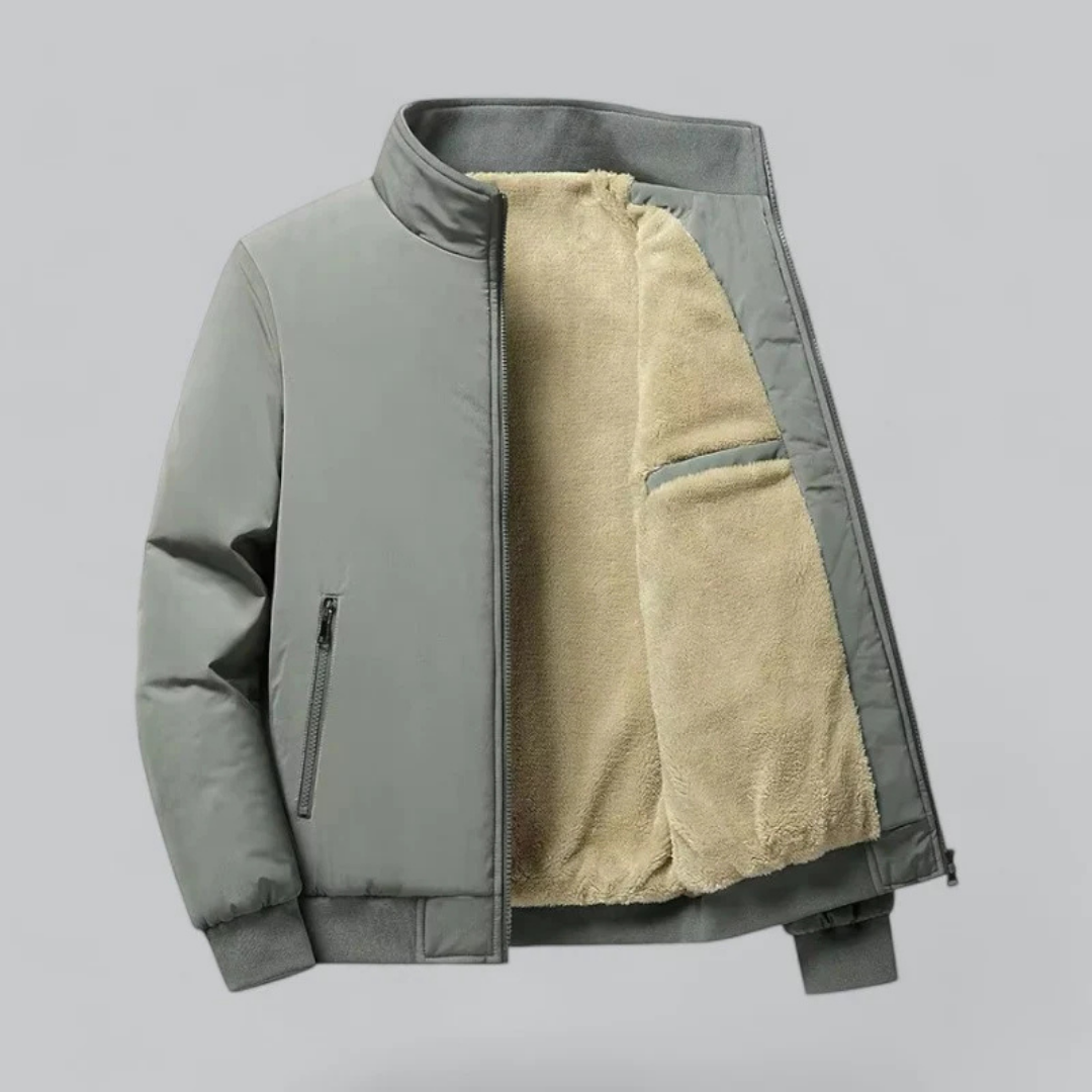 Men's Cozy Stylish Bomber Warm Jacket | Hidden Pocket 1
