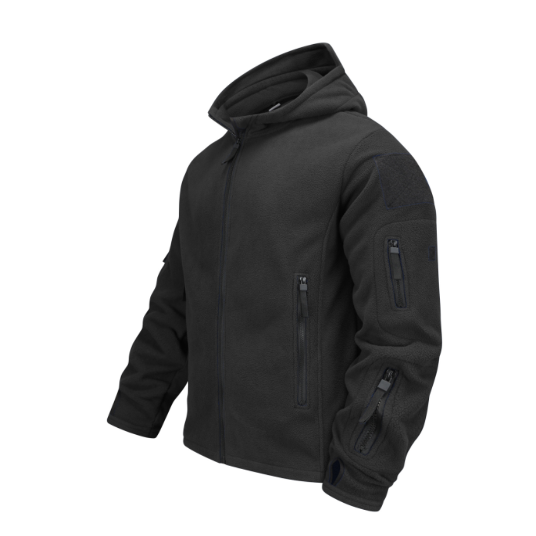 Men's Hooded Windproof Zipper Jacket | Multi Pockets 0