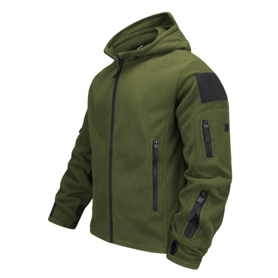 Men's Hooded Windproof Zipper Jacket | Multi Pockets 1