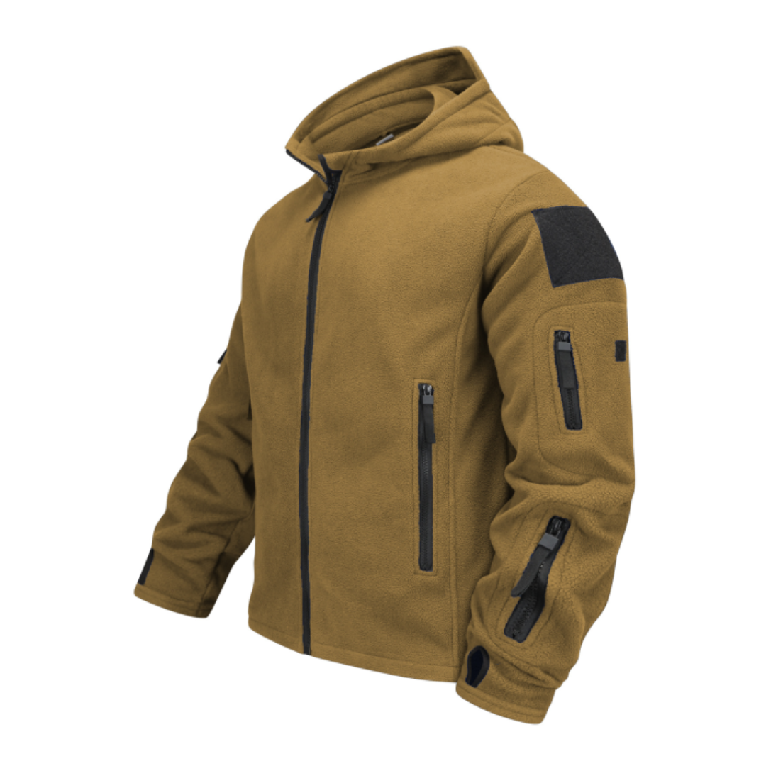 Men's Hooded Windproof Zipper Jacket | Multi Pockets 2