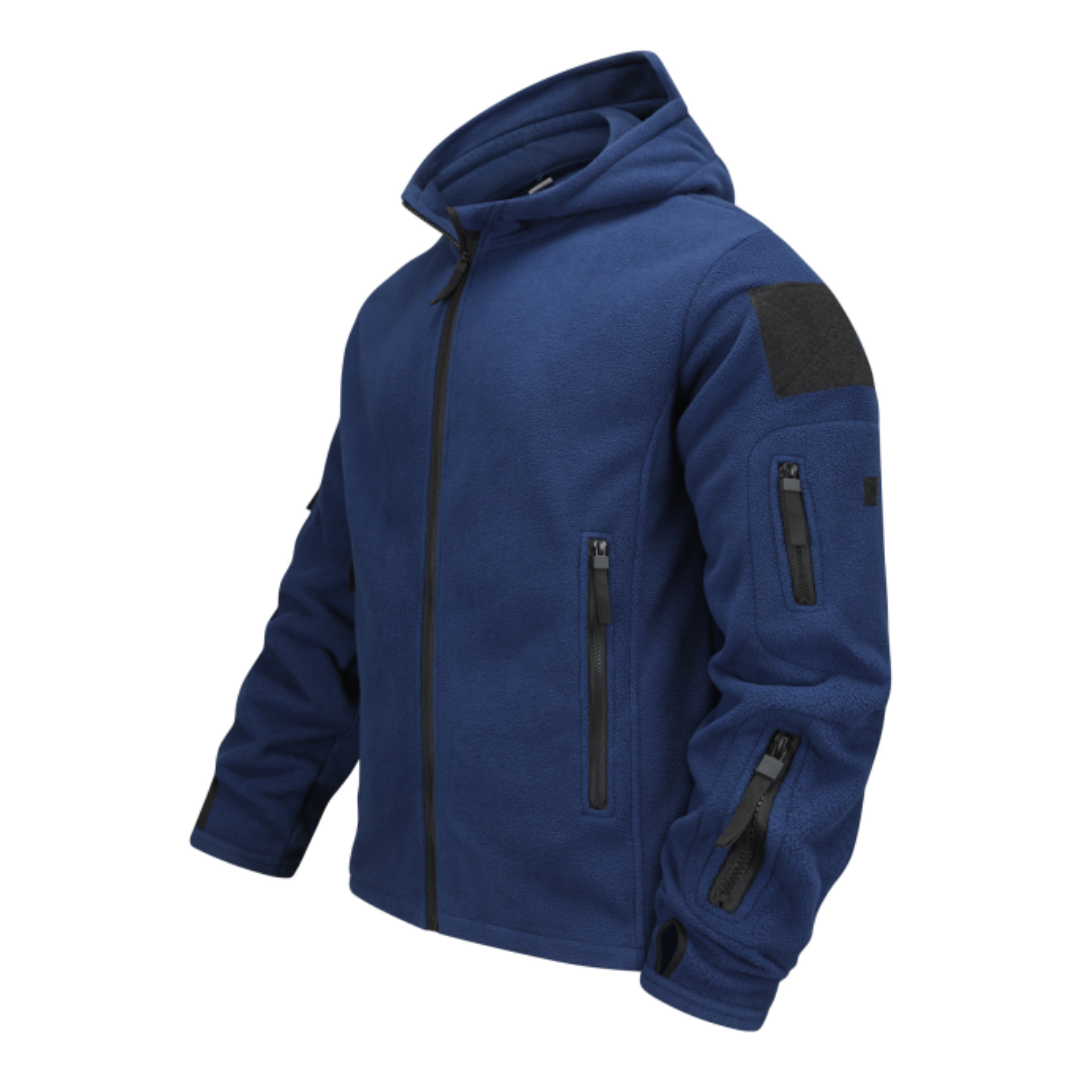 Men's Hooded Windproof Zipper Jacket | Multi Pockets 3