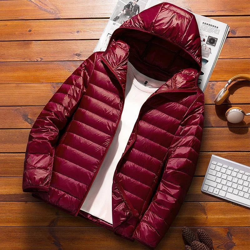 Men's Hooded Winter Quilted Jacket | Long Sleeve 2