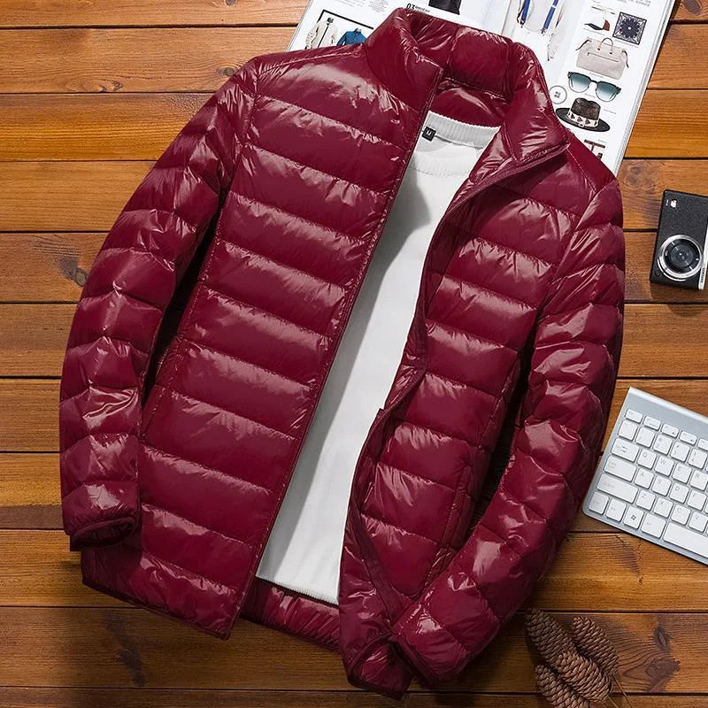 Men's Hooded Winter Quilted Jacket | Long Sleeve 4