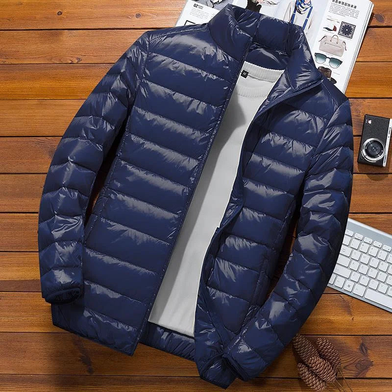 Men's Hooded Winter Quilted Jacket | Long Sleeve 6