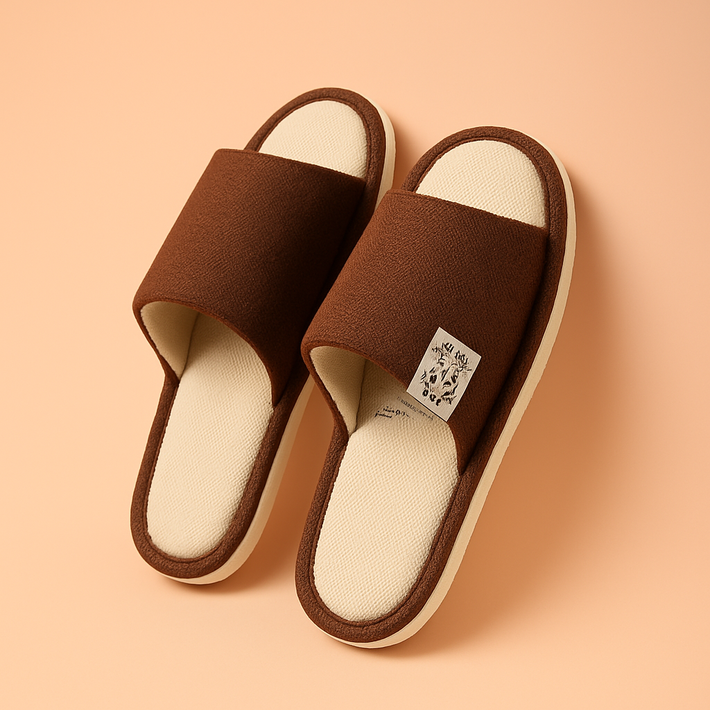 Men's Open-Toe Indoor Slippers | Lightweight Non-Slip House Shoes 2