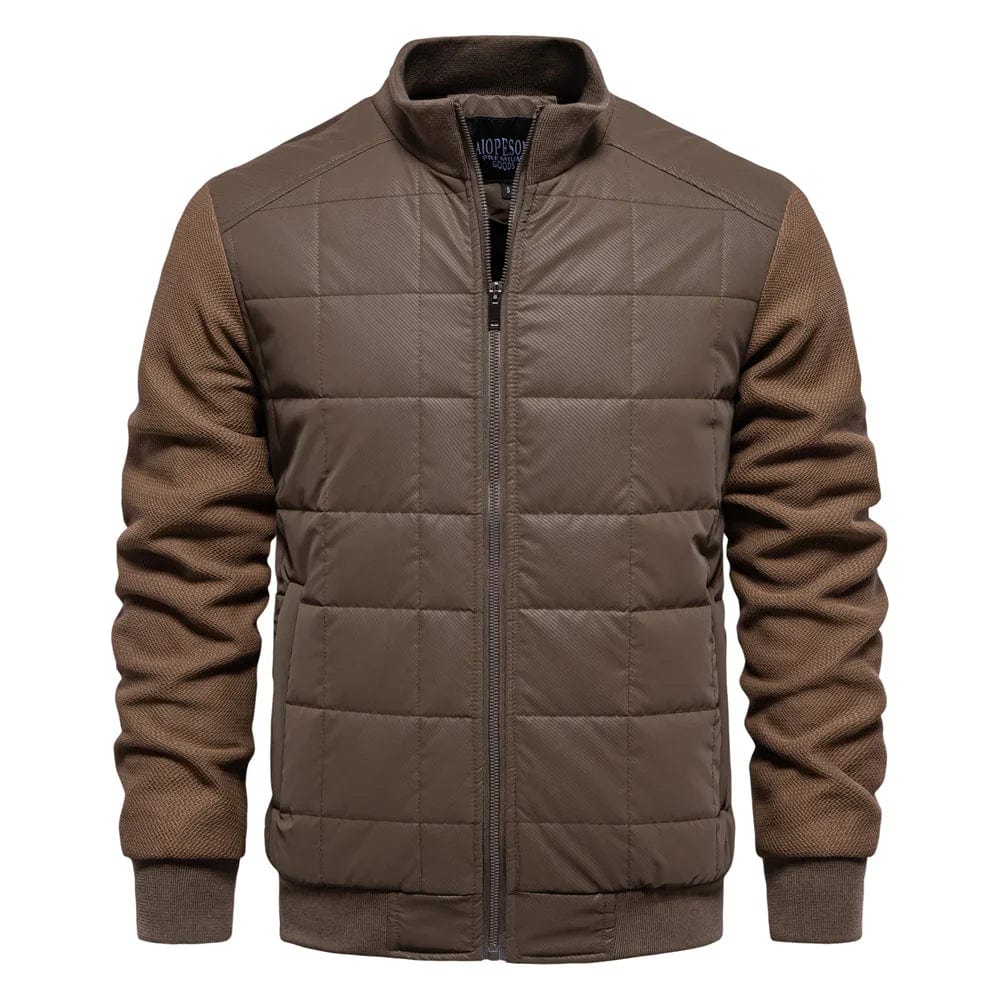 Men's Stylish Winter Quilted Jacket | Long Sleeve 4
