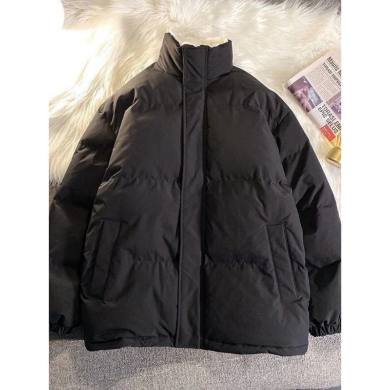 Men's Warm Mock Neck Puffer Jacket | Winter 2