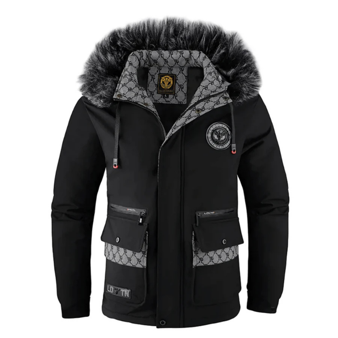 Men's Winter Hooded Parka Jacket | Warm 1
