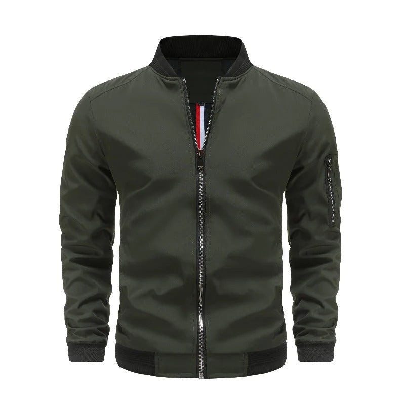 Men's Zip-Up Bomber Jacket | Winter 4