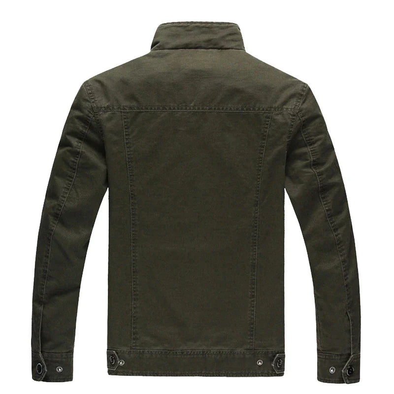 Men's long-sleeved biker jacket | Zipper 2