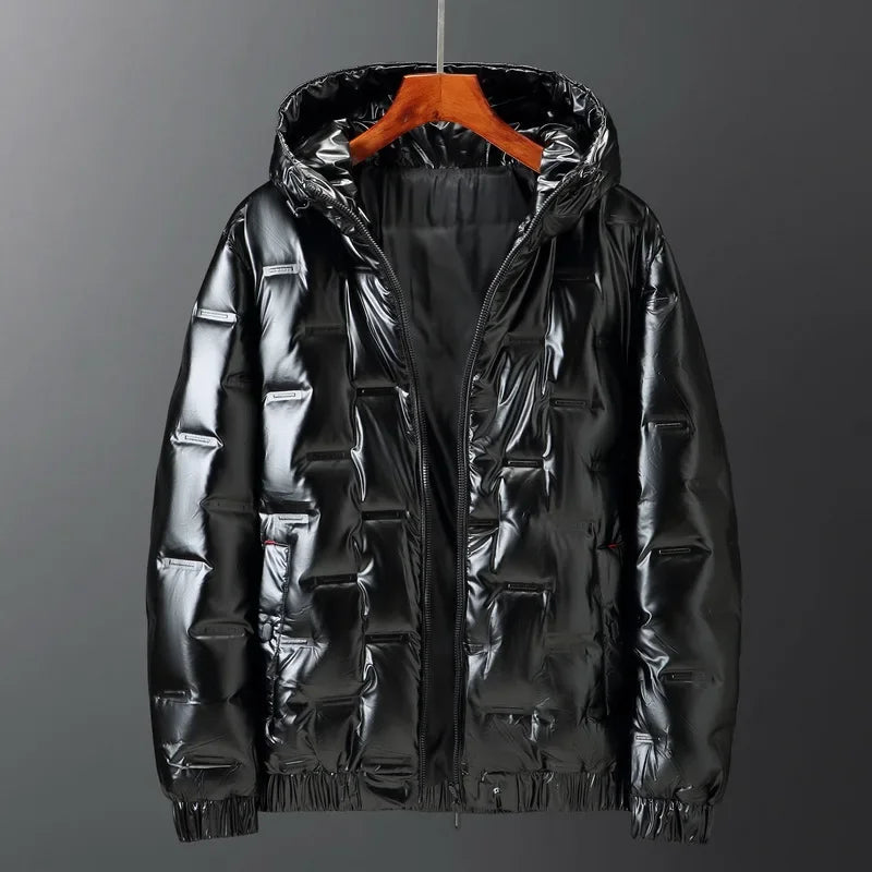 Men's winter down jacket | with hood 2