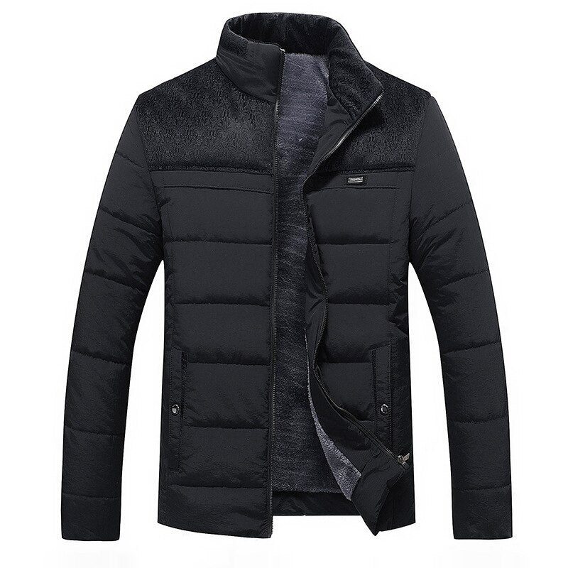 Men's winter quilted jacket | stand-up collar 2