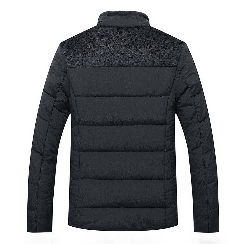 Men's winter quilted jacket | stand-up collar 3