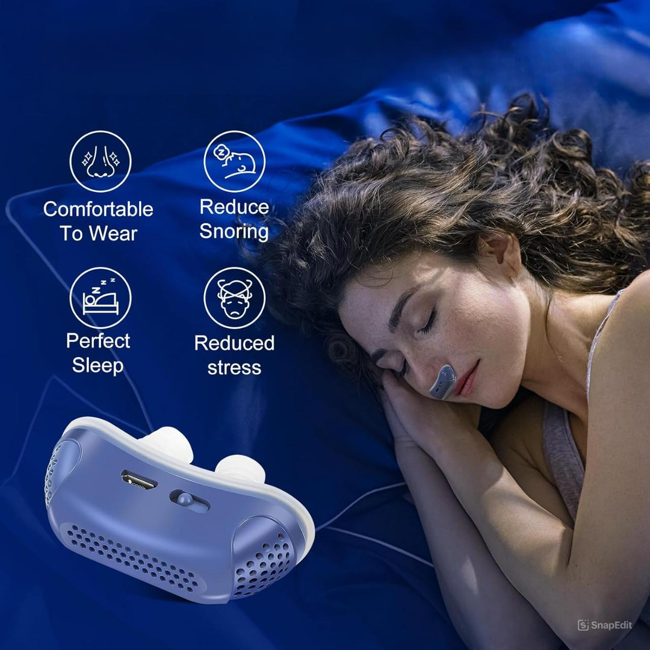 Micro CPAP Sleep Apnea Machine For Travel & Anti Snoring - CPAP Alternative 6