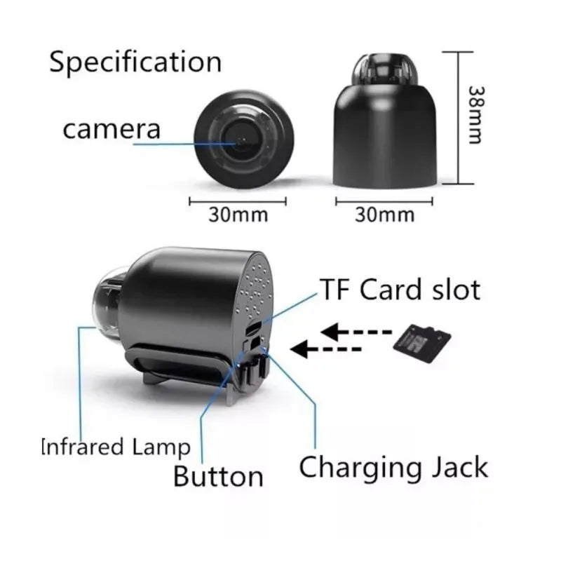 Mini 5G Wireless Wifi Camera 1080P HD 4