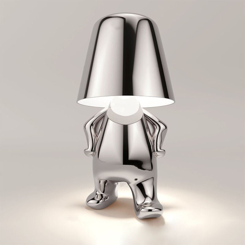 Mistero | Golden sculptural table lamp 6
