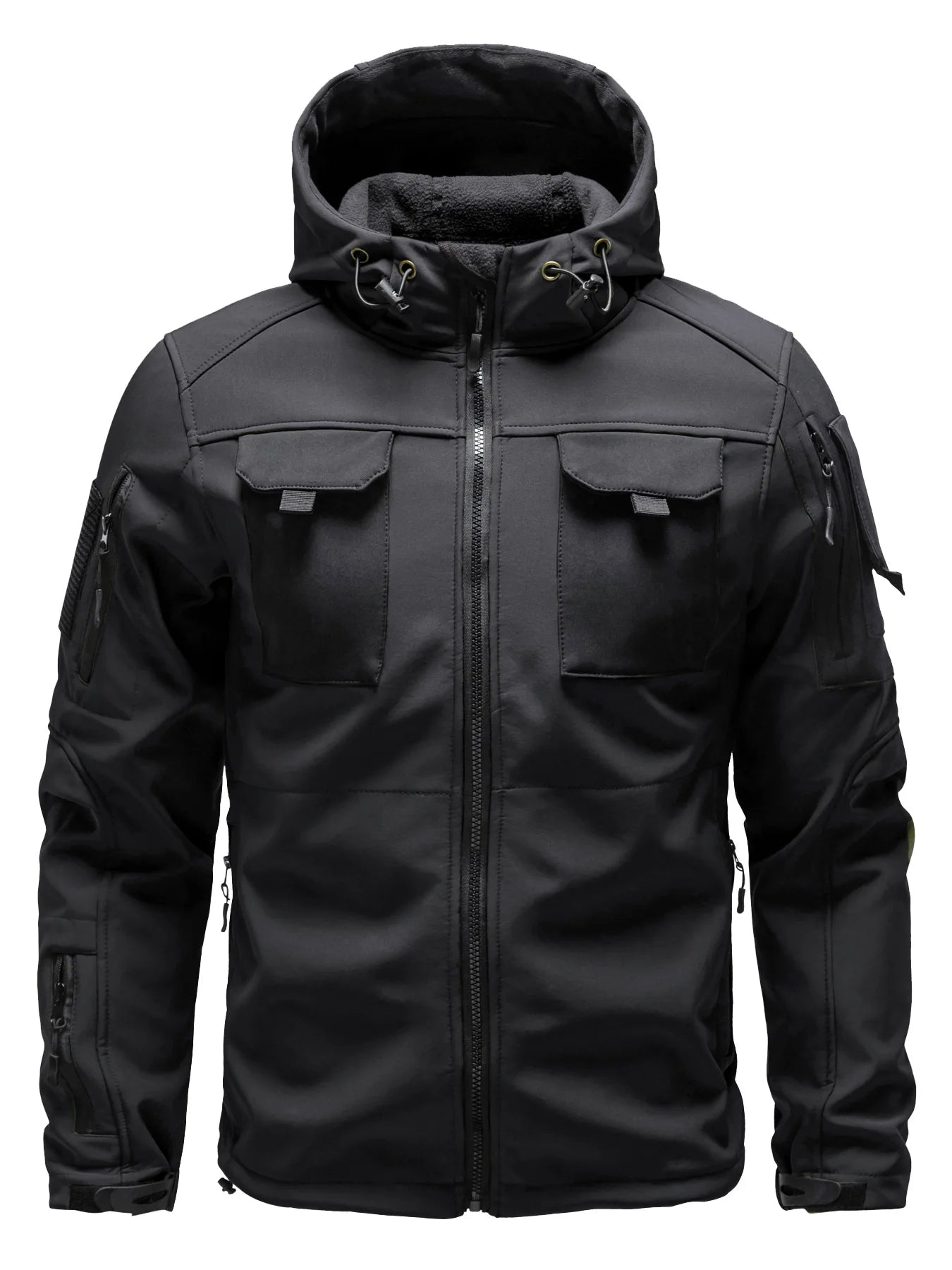 Multi-pocket men's softshell jacket | With hood 1