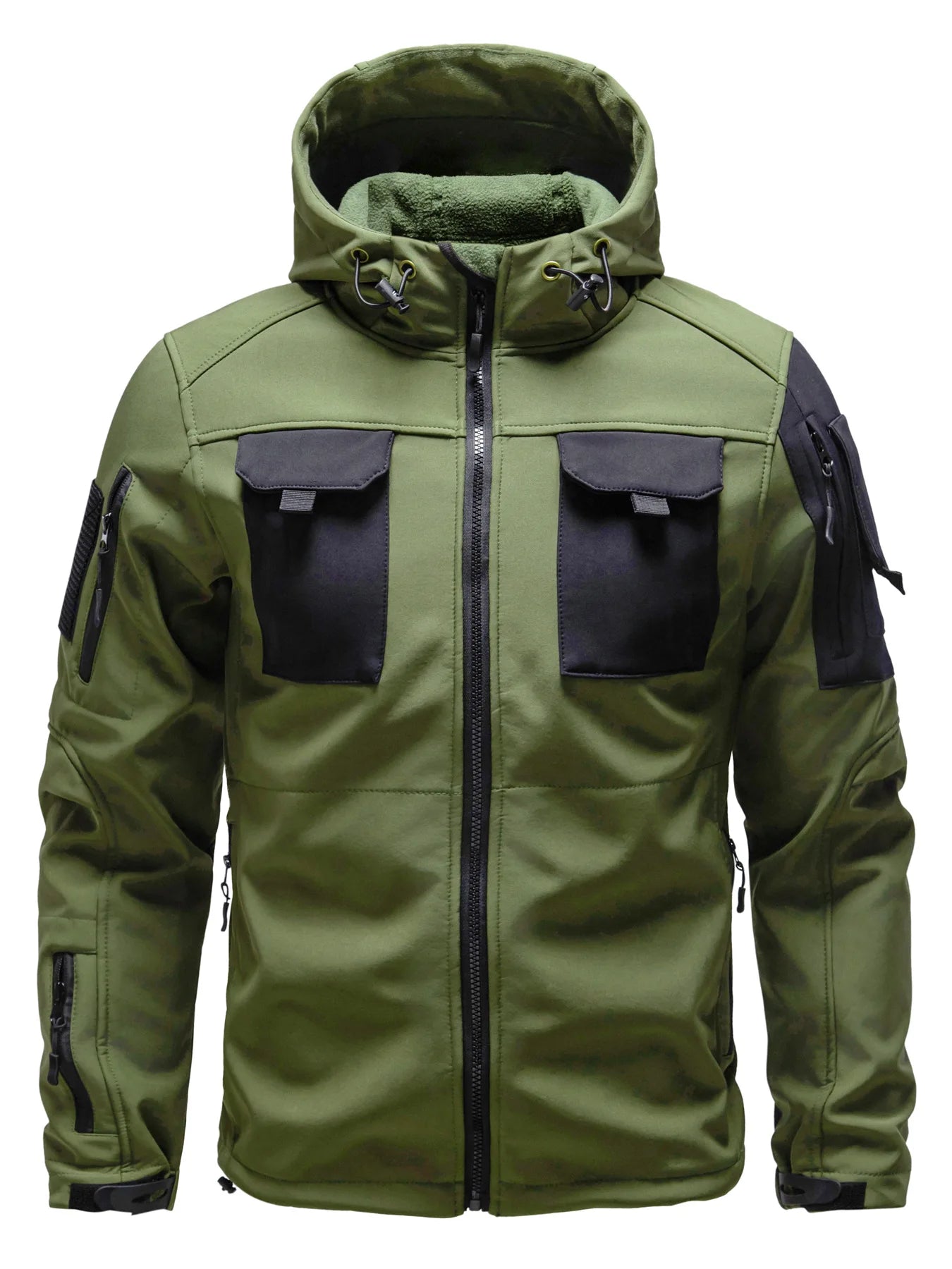 Multi-pocket men's softshell jacket | With hood 4