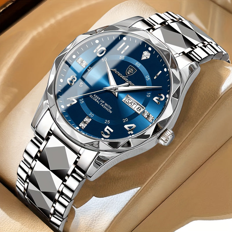 Multifunctional Waterproof Sports Watch for Men - Titanium 8