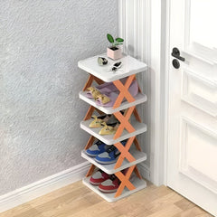 Multifunctional and foldable shoe shelf - spacesaver 3