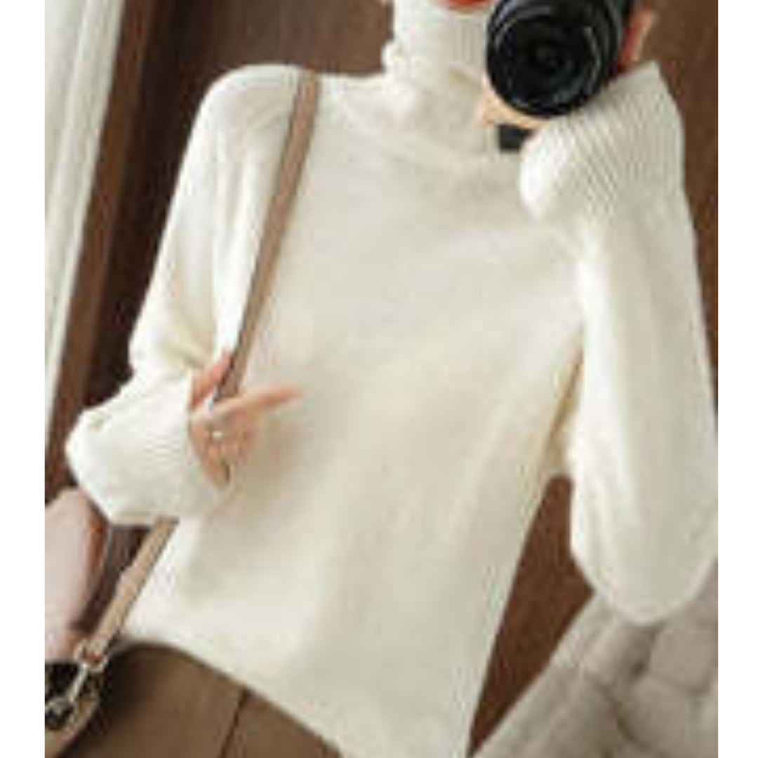 Nikki | Women's Elegant Long Sleeve Pullover | Turtleneck 1