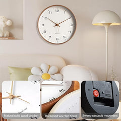 Nordic Wooden Wall Clock 1