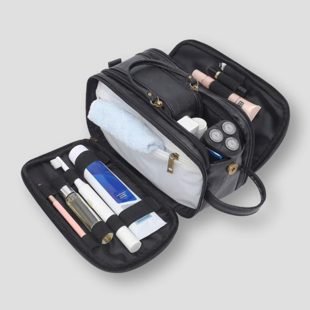 Regal Voyage | Premium Leather Travel Toiletry Bag 6