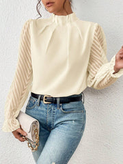 GEORGIA | Casual Turtleneck Blouse-4