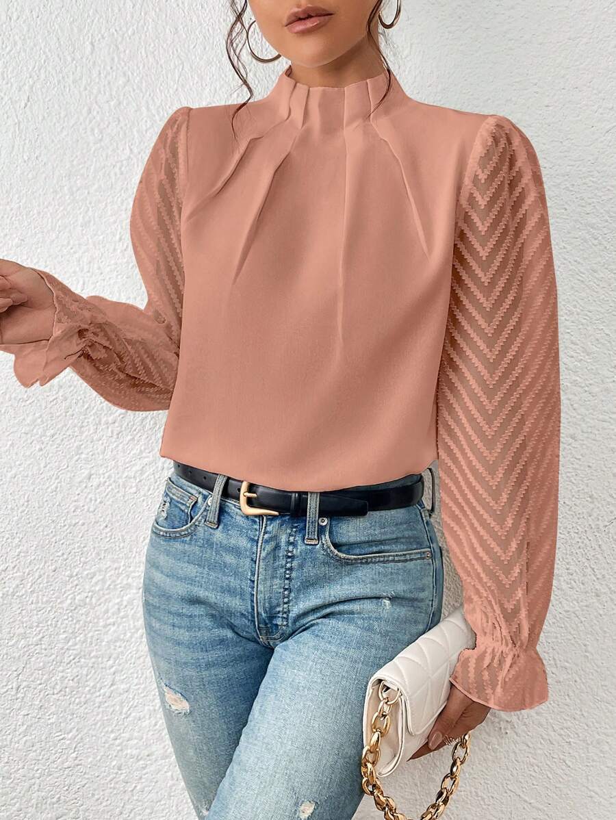 GEORGIA | Casual Turtleneck Blouse-6