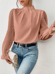 GEORGIA | Casual Turtleneck Blouse-2