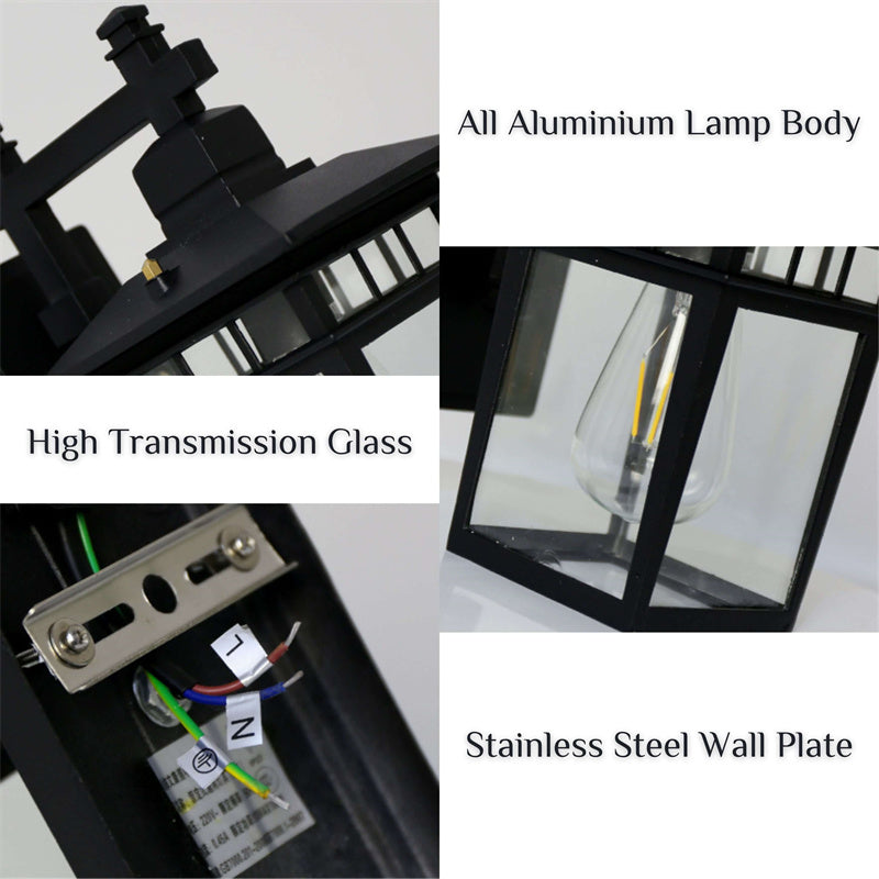 Outdoor Lantern Wall Light Waterproof 4