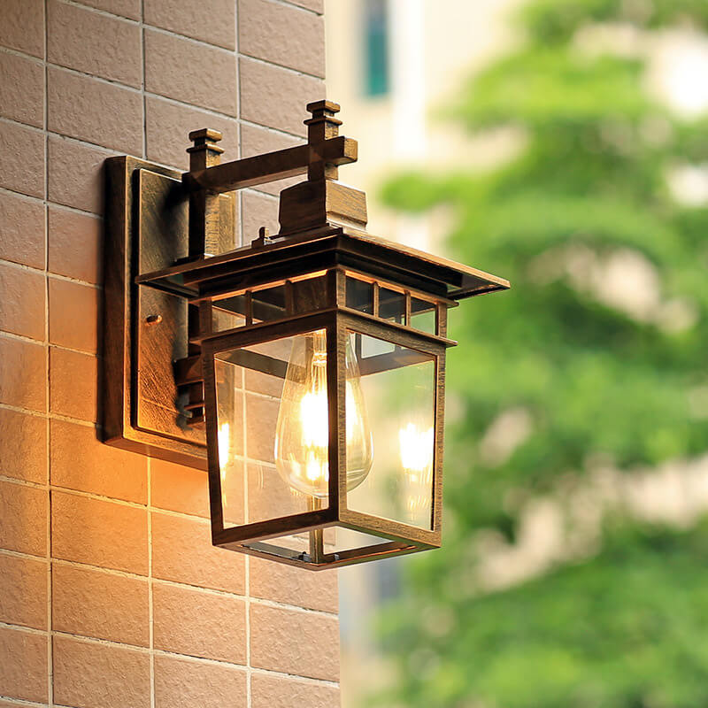 Outdoor Lantern Wall Light Waterproof 9