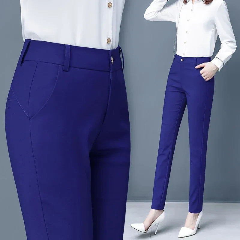JANE | High Waist Elastic Pants for Plus Size Women-6