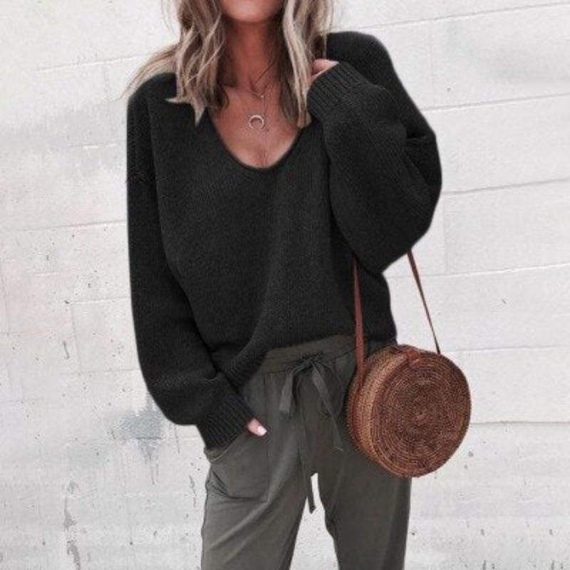 Oversized Casual Sweater for Women | Warm 3