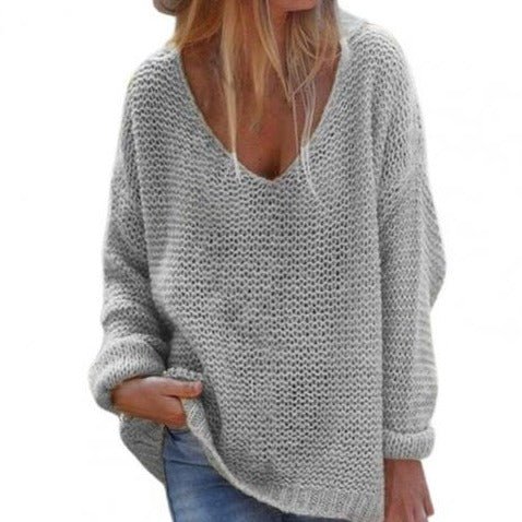 Oversized Knit Sweater For Women | Warm 1